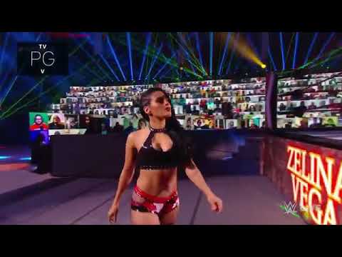 Zelina Vega & The IIconics vs Liv Morgan, Ruby Riott & Bianca Belair (Full Match) background