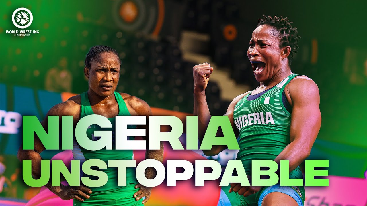 B. OBORUDUDU (NGR) df. T. YUSEIN (BUL) | WW 63kg | 2018 World Championships | 1/8 background
