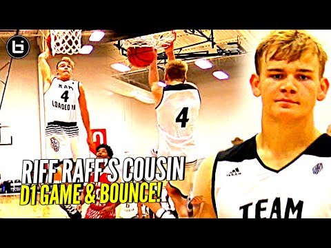Riff Raff's Cousin Mac McClung EATING at Adidas Uprising!! D1 Game & MAJOR BOUNCE!! background