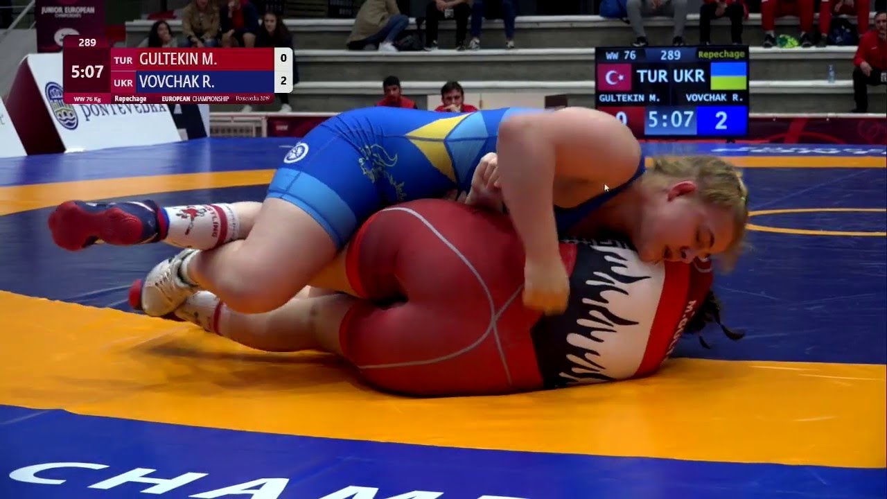 M. GULTEKIN (TUR) v. R. VOVCHAK (UKR) | WW 76 kg | Repechage background
