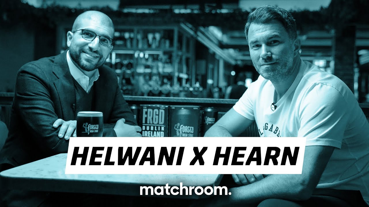 Ariel Helwani x Eddie Hearn At The Black Forge Inn background