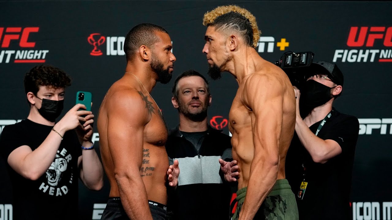 Todas as encaradas da pesagem do UFC Vegas 38