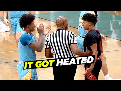 Mikey Williams vs Jared McCain Got HEATED!! San Ysidro vs Corona Centennial!