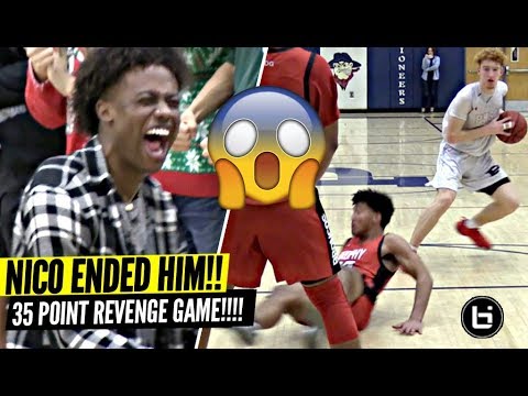 Nico Mannion NASTIEST ANKLE BREAKER OF THE YEAR!? Gets REVENGE vs Team That Beat Them Last Year! background