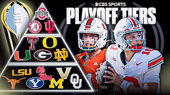College Football Playoff Tiers: Which Teams are REAL Title Threats in 2025? | Ohio State & Bama lead backdrop
