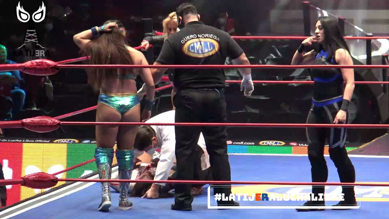 Lesión de La Guerrera, oportuna atención del servicio médico del CMLL