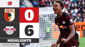 6(!) GOALS! Leipzig Show NO MERCY! | FC AUGSBURG - RB LEIPZIG | Highlights | Matchday 8 – Bundesliga