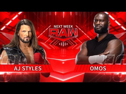 Aj Styles vs Omos (Full Match)