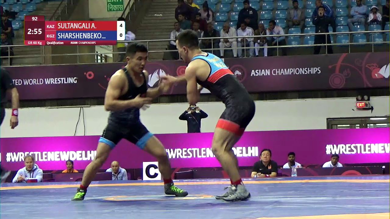 Qual. GR - 60 kg: A. SULTANGALI (KAZ) v. Z. SHARSHENBEKO (KGZ)