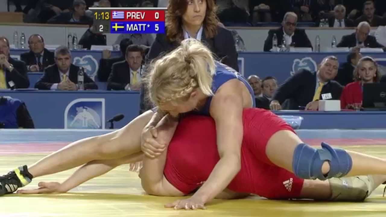 55Kg Final 3-5 match 02 - Female Wrestling - European Championships 2013