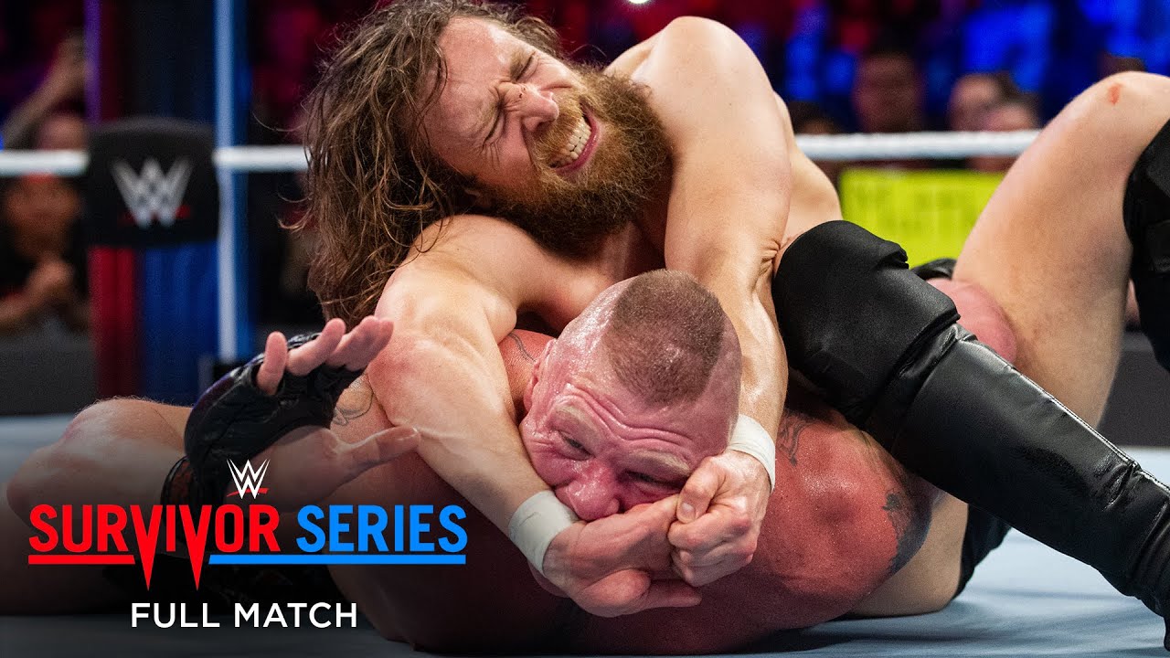 FULL MATCH - Brock Lesnar vs. Daniel Bryan - Champion vs. Champion Match: Survivor Series 2018 background