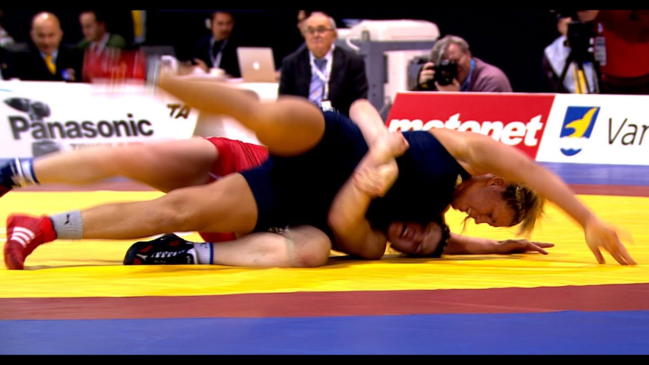 75Kg Bronze 2 - Women Wrestling - European Championships 2014 background