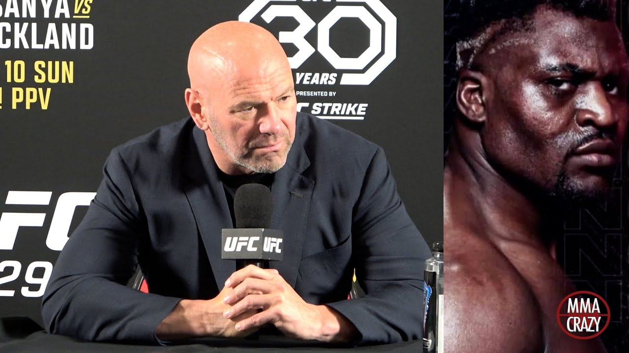 Dana White breaks silence on Francis Ngannou, talks Tyson Fury vs. Jon Jones background