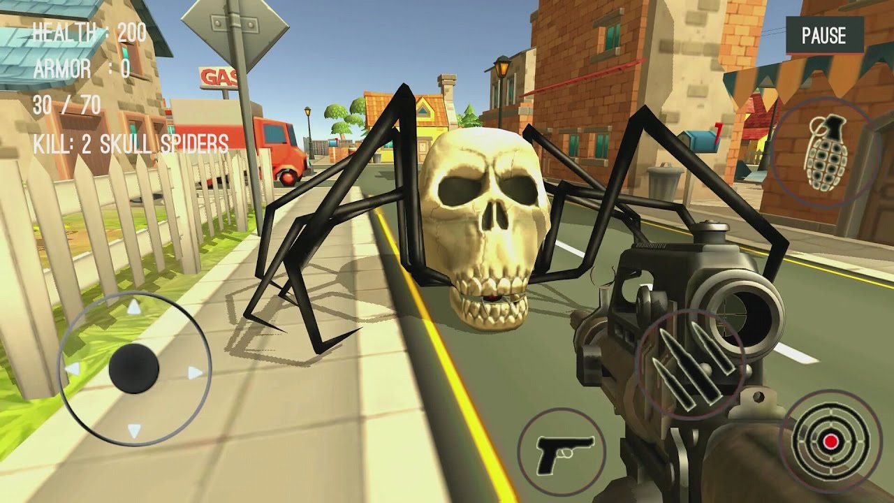 Spider Hunter Amazing City 3D Android Gameplay #6 background