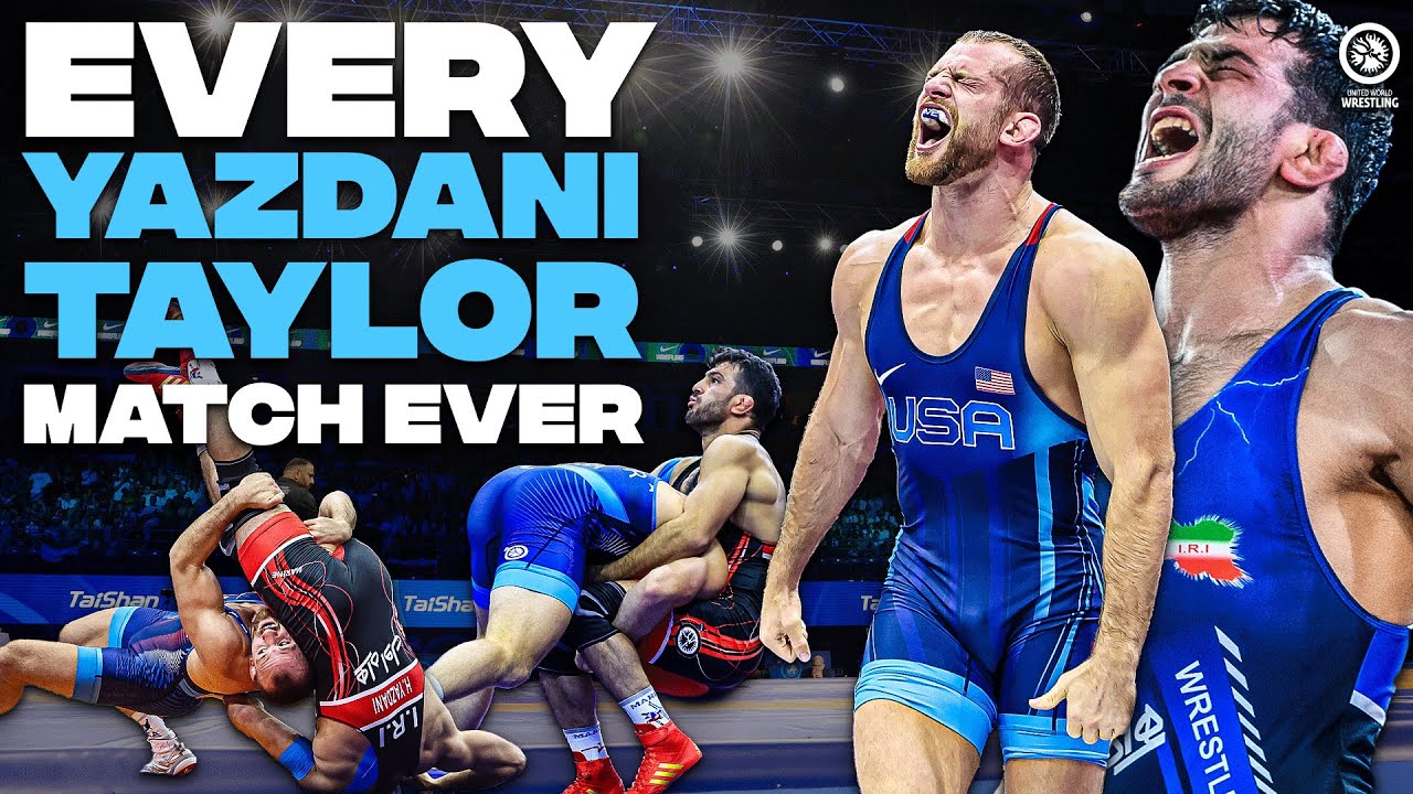 David TAYLOR (USA) vs Hasan YAZDANI (IRI) | Every match between world and Olympic champs