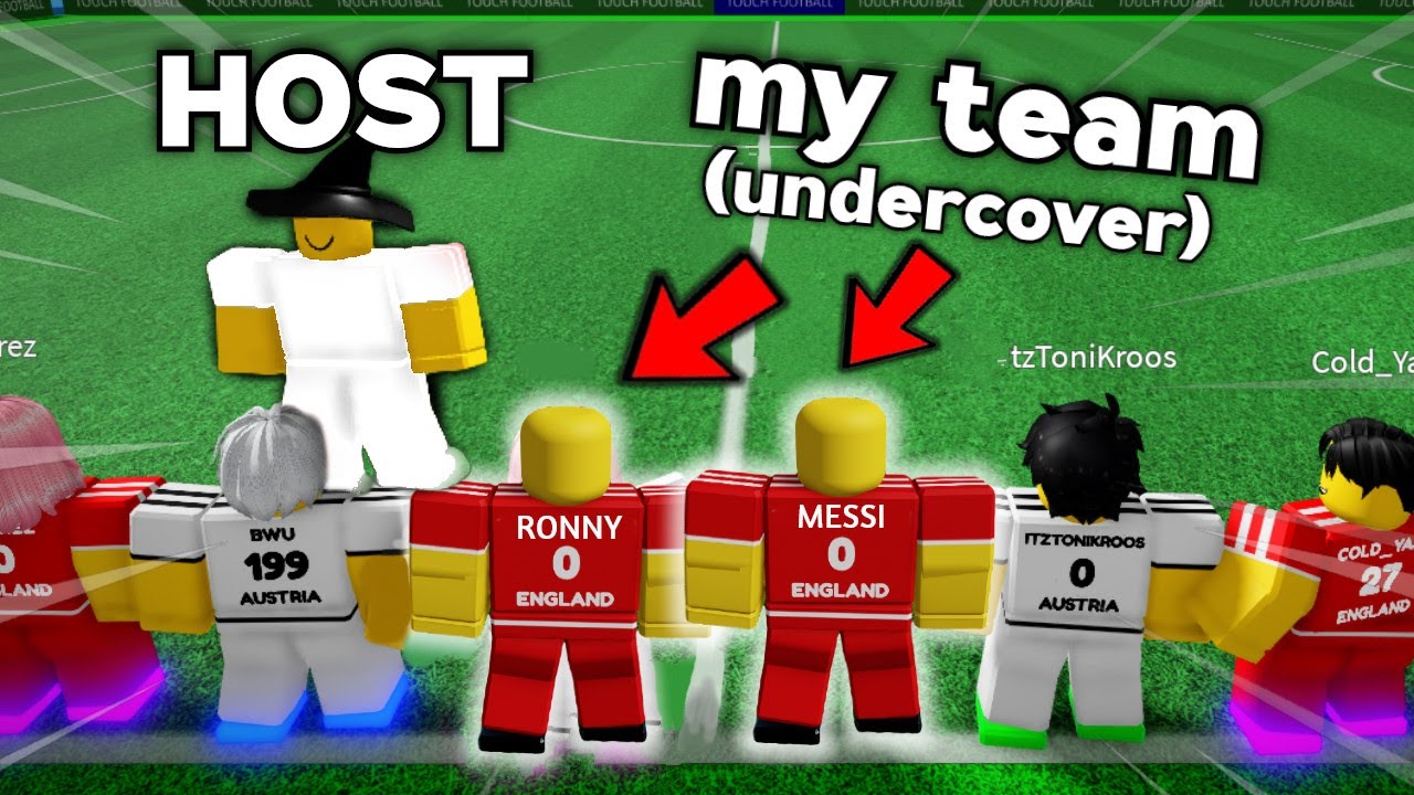 I Went Undercover In a Touch Football 2v2 Tournament! (Roblox)