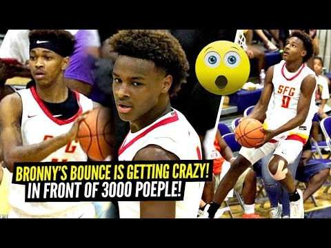3000 People Came To Watch The BRONNY JAMES SHOW Try CRAZY Dunks!! Dior Is TOO NICE!