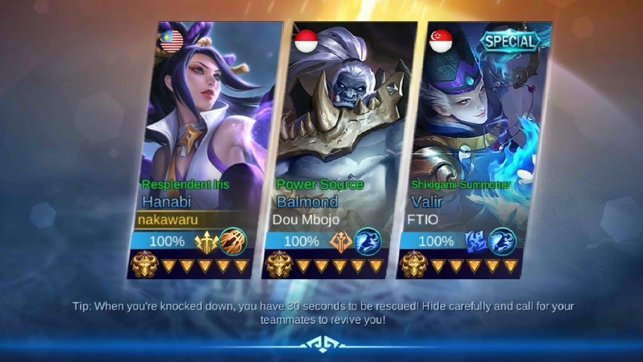 Hanabi Survival Mode Gameplay Mobile Legend 3K 3A background