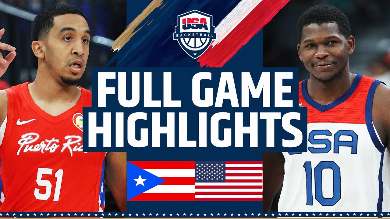 Puerto Rico vs USA SHOWCASE | FULL GAME HIGHLIGHTS | August 7, 2023 background