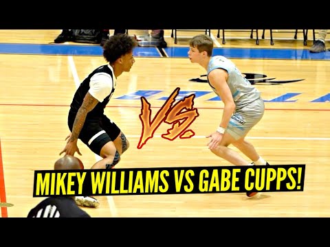 Mikey Williams vs Gabe Cupps!! Former AAU Teammates FACE OFF & Things Got INTENSE!!