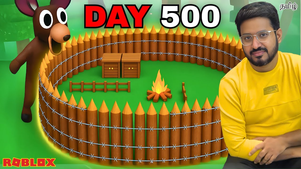 500 Days | Roblox 99 Nights in the Forest Fun Gameplay in Tamil | Earth Gamer backdrop