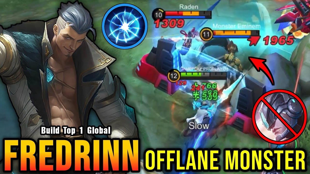 Offlane Monster!! Fredrinn Best Build Offlane!! - Build Top 1 Global Fredrinn ~ MLBB background