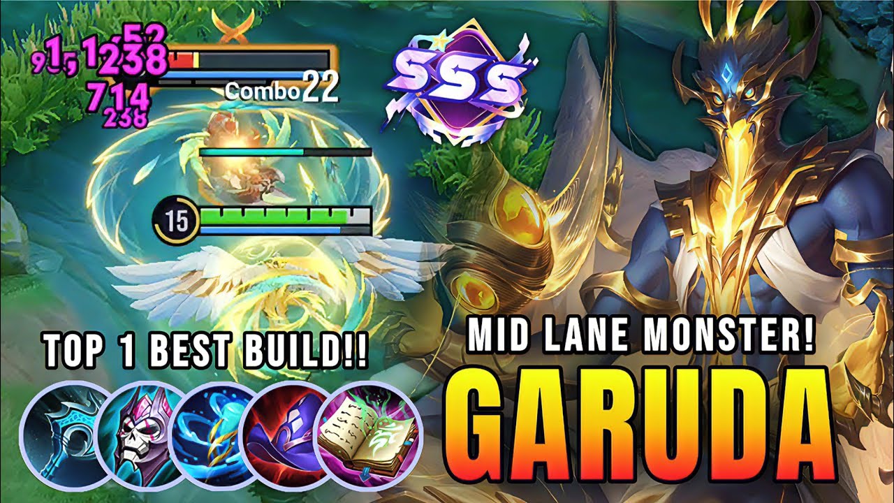 NEW HERO: GARUDA's New Mid Lane Monster in Honor of Kings | Top 1 Best Build! background