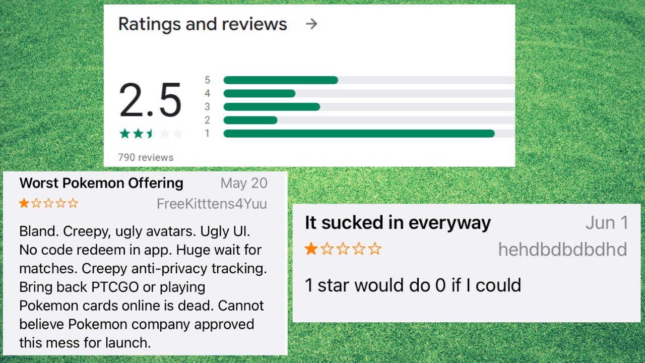 These Pokémon TCG Live Reviews Don't Hold Back! background