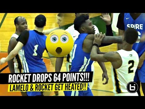 LaMelo Ball & Spire ANOTHER FIGHT?! Rocket Watts 64 POINTS! Sends Message To McDs All American!!