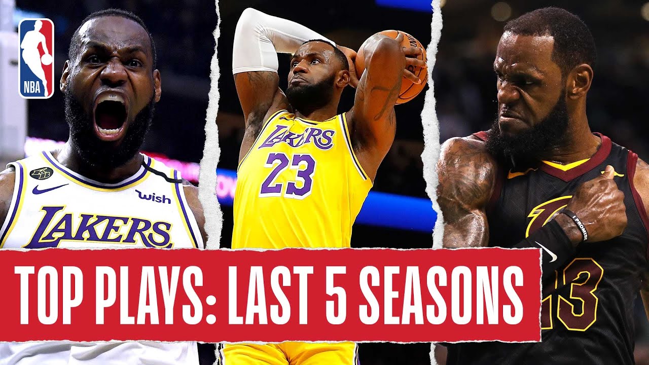 LeBron James' TOP PLAYS | Last 5 Seasons background