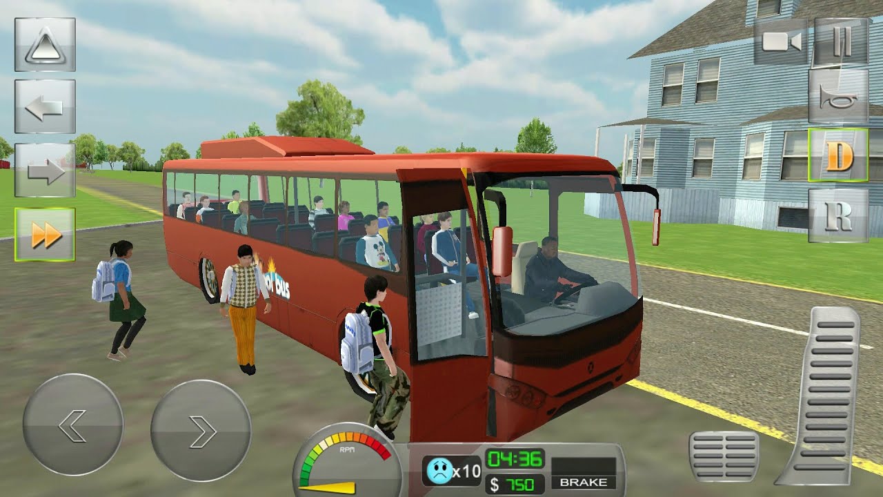 School Bus Driver 3D Simulator Android Gameplay #4