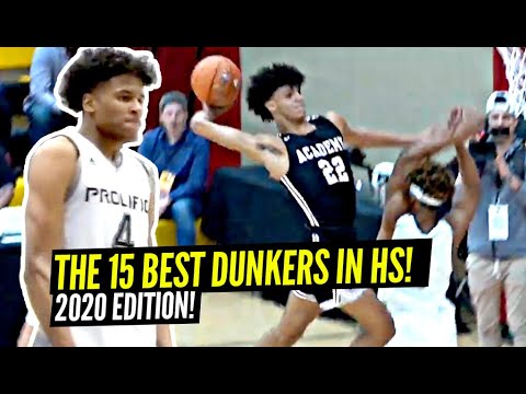 The Top 15 Dunkers In High School! 2020 Edition! Jalen Green, Jimma Gatwech & More! background