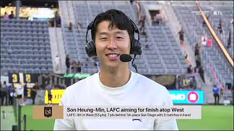 Son Heung-Min Talks Fantasy Football, Life in LA, and LAFC's Playoff Push on Sunday Night Soccer