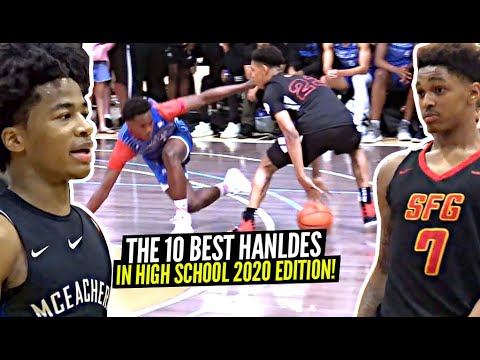 The 10 BEST Ankle Breakers & Ball HANDLERS In High School 2020 Edition! Sharife, Dior, Zion & More background