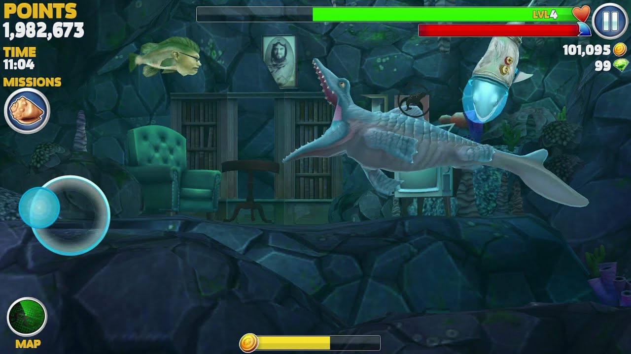 Hungry Shark Evolution Mr Snappy Android Gameplay #4