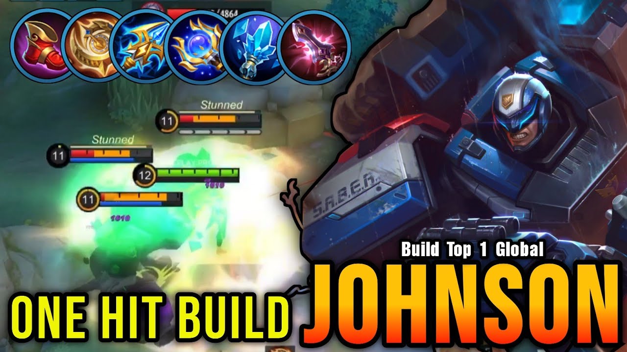 Johnson One Hit Build, Insane 16 Kills - Build Top 1 Global Johnson ~ MLBB background