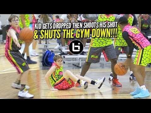 Basketball Saves a Life: Kid Gets DROPPED, Gets Up, Shoots His Shot & SHUTS THE GYM DOWN!!! background