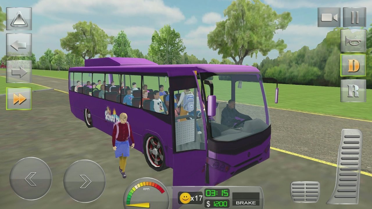 School Bus Driver 3D Simulator Android Gameplay #12 background