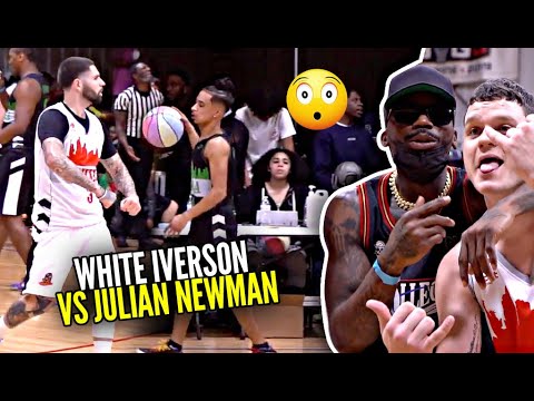 White Iverson 58 POINTS vs Julian Newman & BDOT!! Ball Dawgs Celebrtiy Game Was CRAZY!!