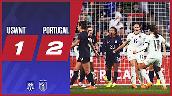 USA Lose First Game to Portugal | USWNT 1-2 Portugal | Official Highlights