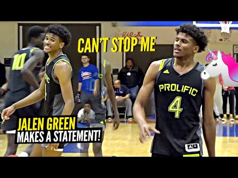 Jalen Green Is a UNICORN w/ A CRAZY SCORING Package!! Prolific Prep vs Huntington Prep!!