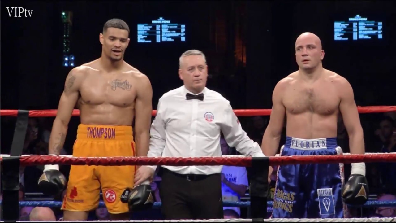 Jordan Thompson v Florians Strupits Nov 18 at Victoria Warehouse background