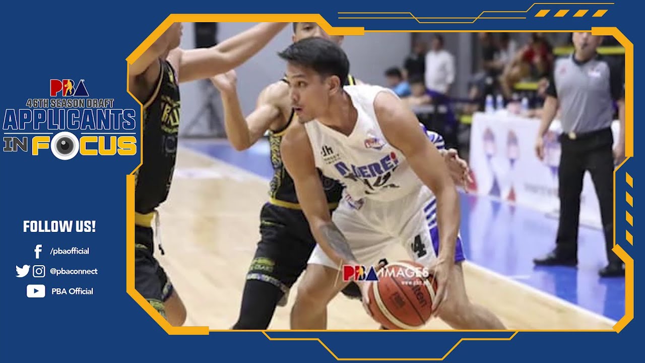 PBA Rookie Draft Applicants 2021: MC Kevin Velasquez background