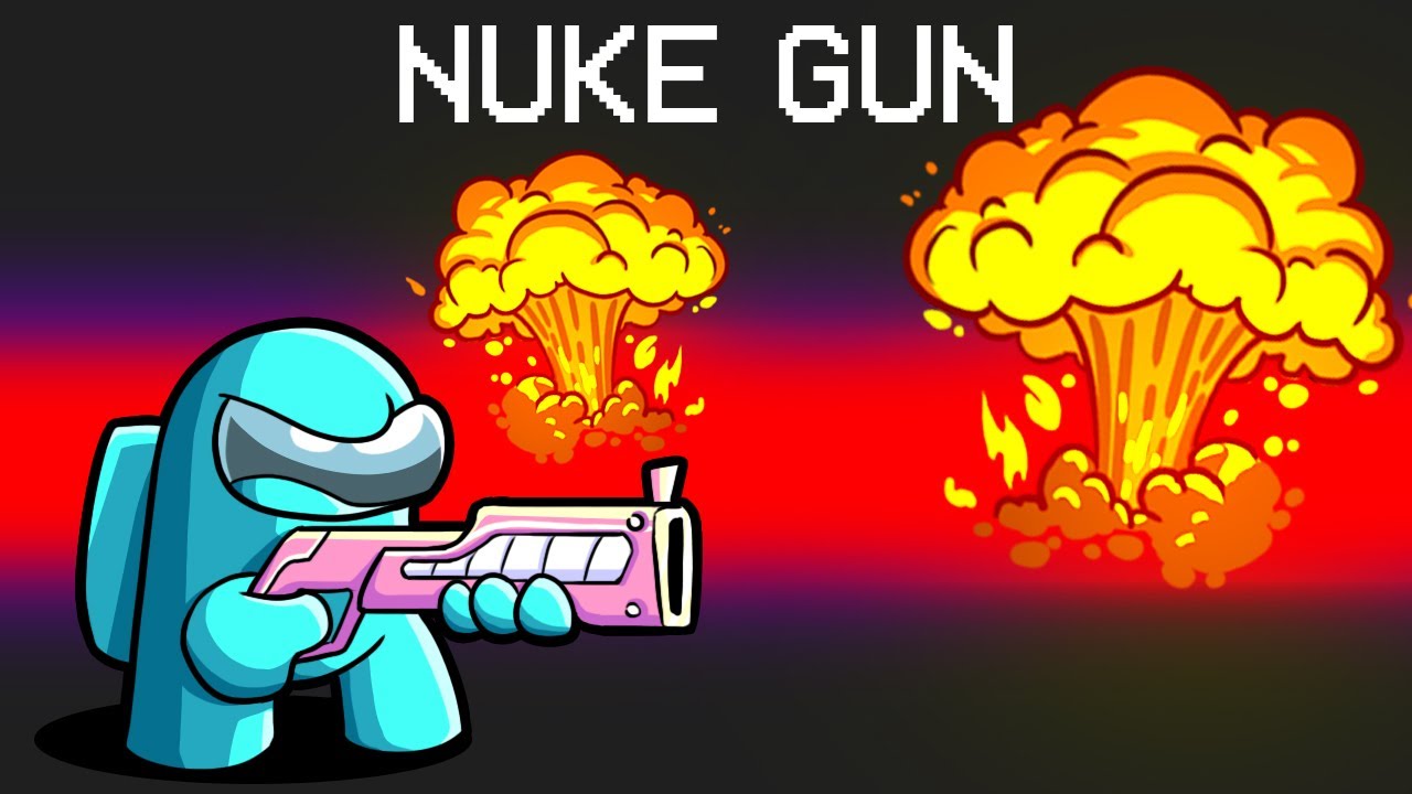 Nuke Killstreak in Among Us background
