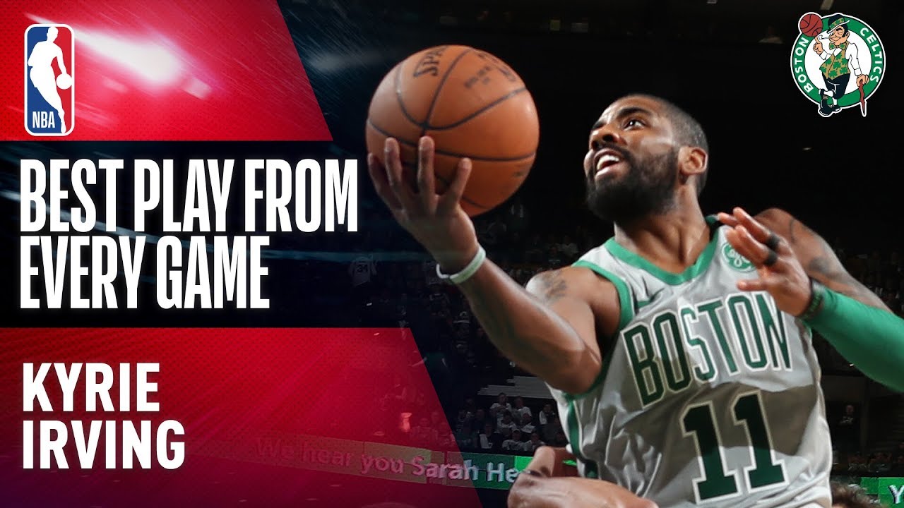 Kyrie Irving's BEST PLAY from Every Game | Boston Celtics 2017-2018 background