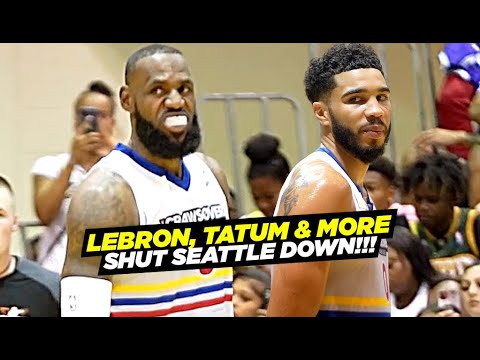 LeBron James & Jayson Tatum SHUT DOWN SEATTLE!! Dejounte Murray & Paolo Banchero & More! background