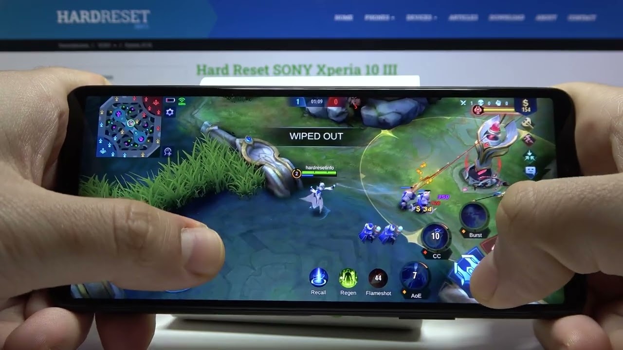 Mobile Legends: Pixel FPS gameplay on SONY Xperia 10 III - Device Test