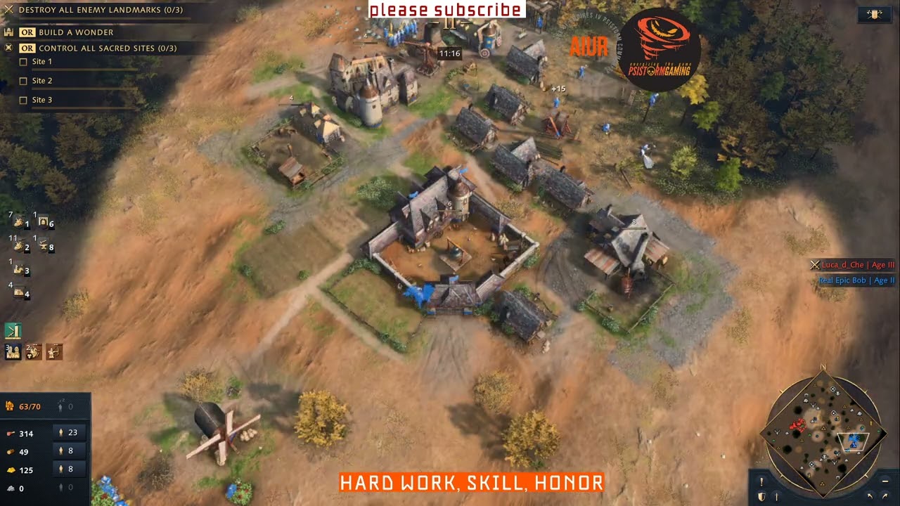 French vs HRE | Intense Knight Battle! Close match | ladder #aoe4 background
