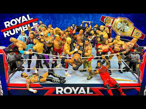 Royal Rumble 2024 Action Figure Match - Hardcore Championship background