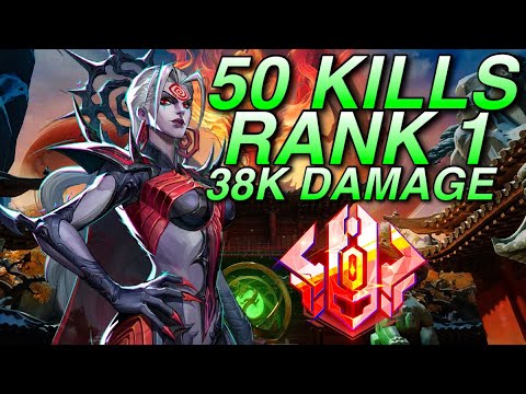 Marvel Rivals - RANK 1 Hela DROPS 50 Kills In Top 500